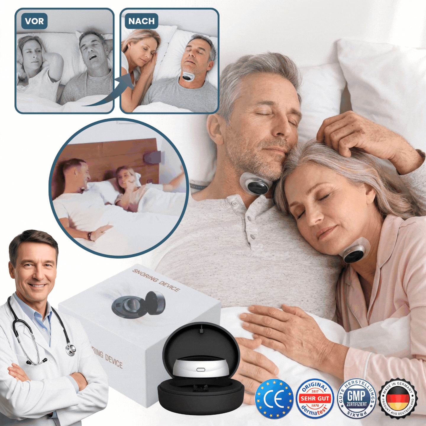 SnoreEnd™ | EMS Anti-Schnarch-Gerät