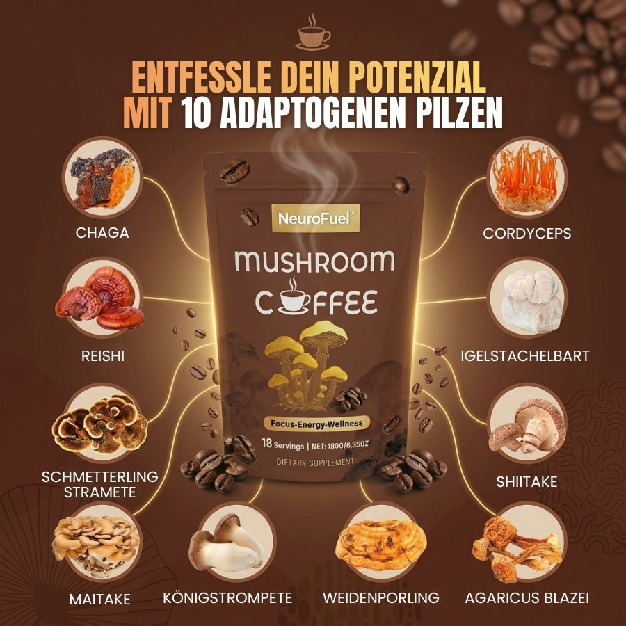 NeuroFuel™ | Bio-Pilzkaffee