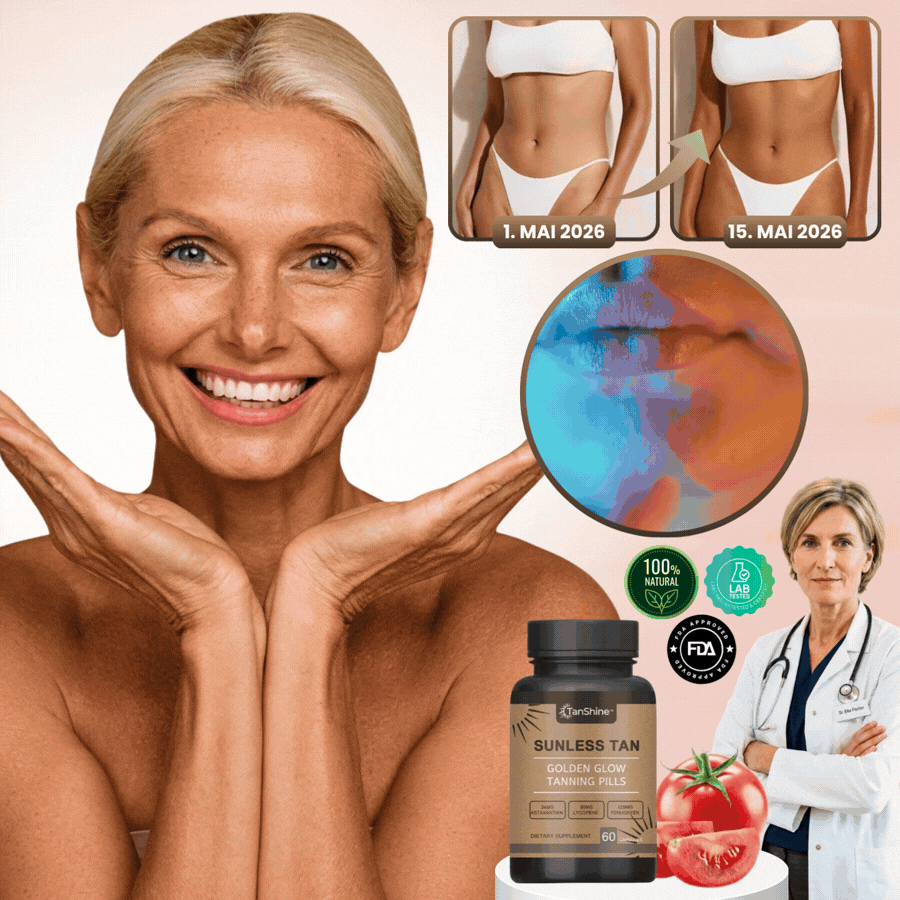 TanShine™ | Goldene Glow-Bräunungskapseln