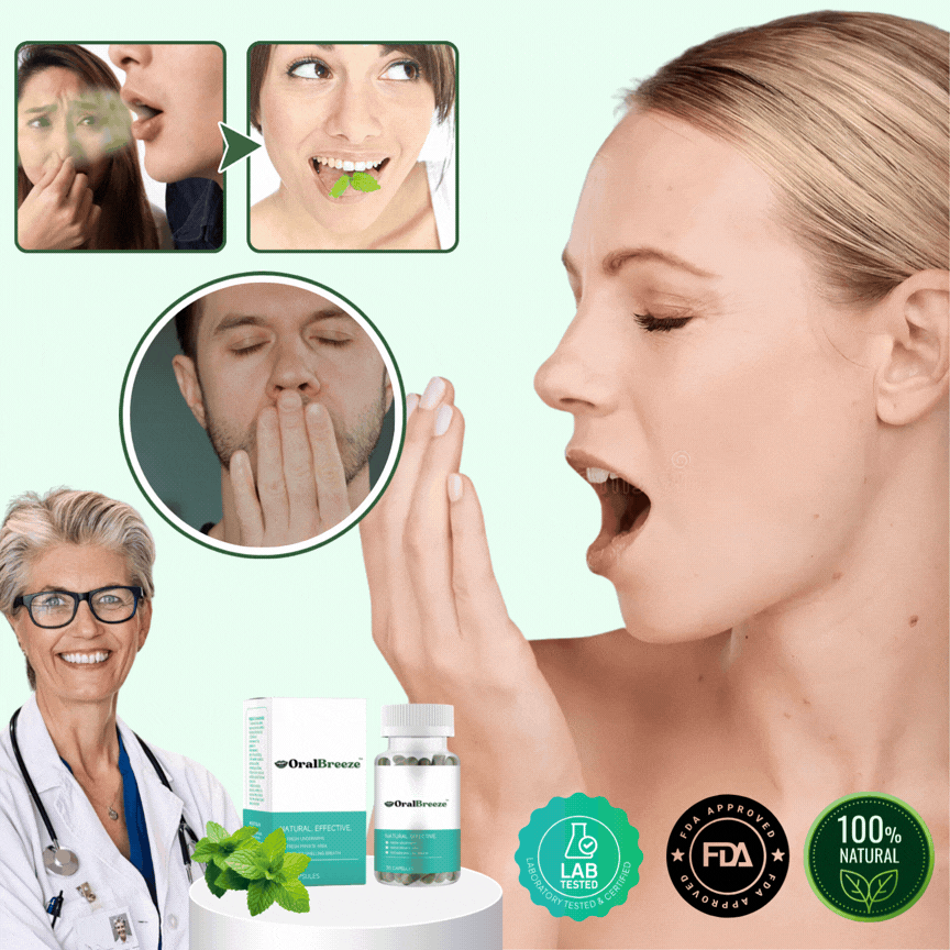 OralBreeze™ | Natürliches Geruchsreinigungs-Nahrungsergänzungsmittel