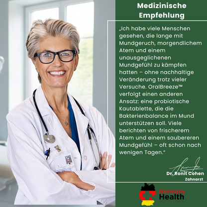OralBreeze™ | Natürliches Geruchsreinigungs-Nahrungsergänzungsmittel