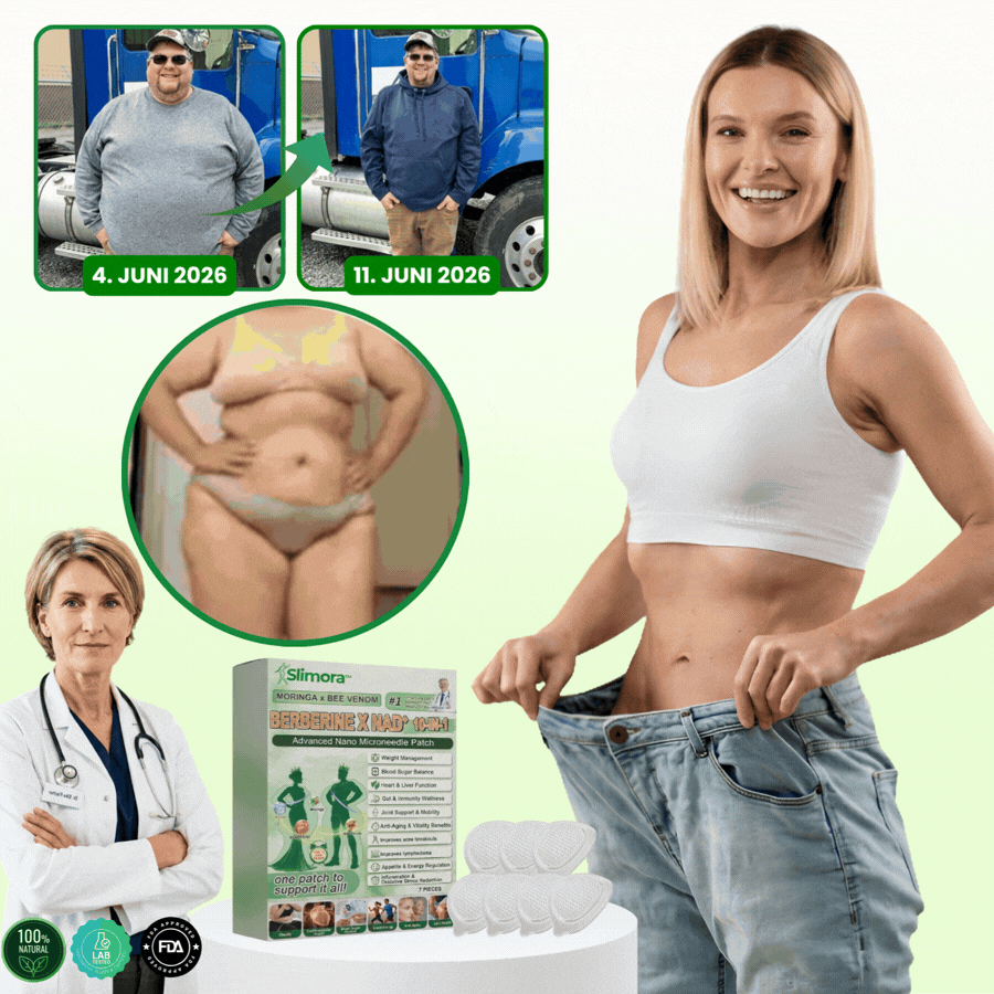 Slimora™ | Fortschrittliches Nano-Mikronadel-Abnehm-Pflaster
