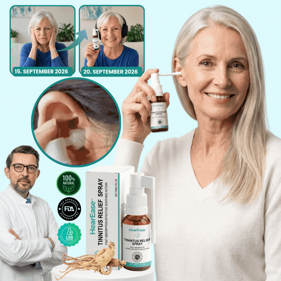 HearEase™ | Tinnitus-Linderungsspray