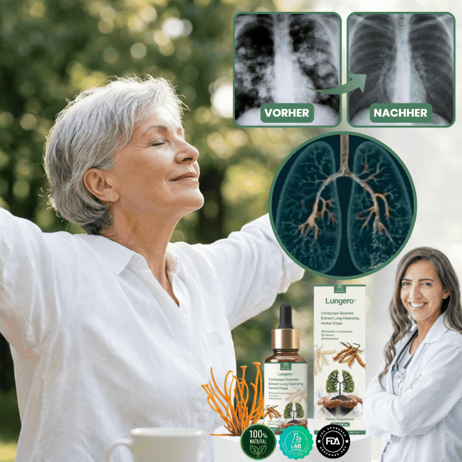 Lungero™ | Pflanzliche Lungentropfen zur Lungenreinigung
