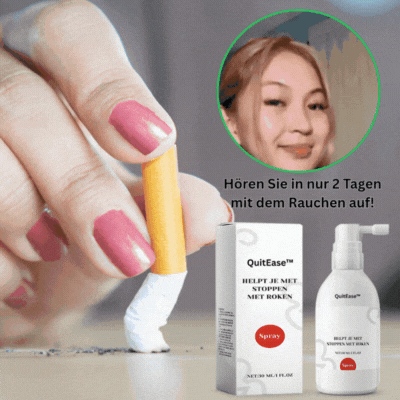QuitEase ™ Anti-Nikotin-Spray | Raucherentwöhnung in nur 2 Tagen!