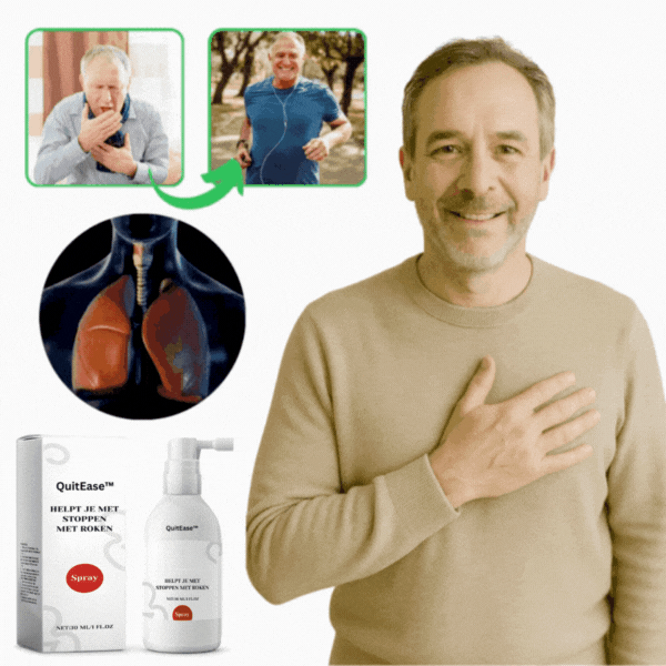 QuitEase ™ Anti-Nikotin-Spray | Raucherentwöhnung in nur 2 Tagen!