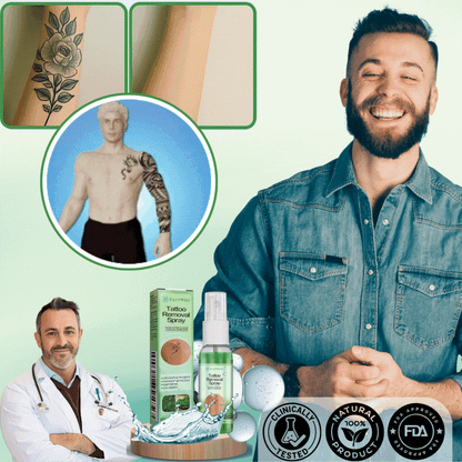 TattWeg™ Sprühflasche | 99% Tattoo Tinte entfernt!