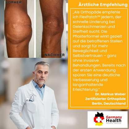 FlexPatch™ | Befreien Sie sich von Gelenkschmerzen!