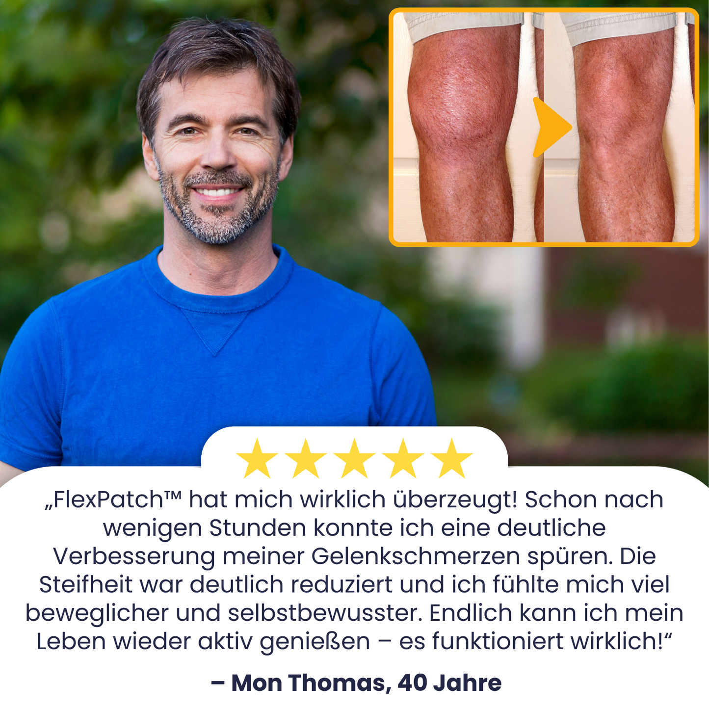 FlexPatch™ | Befreien Sie sich von Gelenkschmerzen!