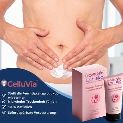CelluVia™ | Stellt 98% der Feuchtigkeit in der Vagina