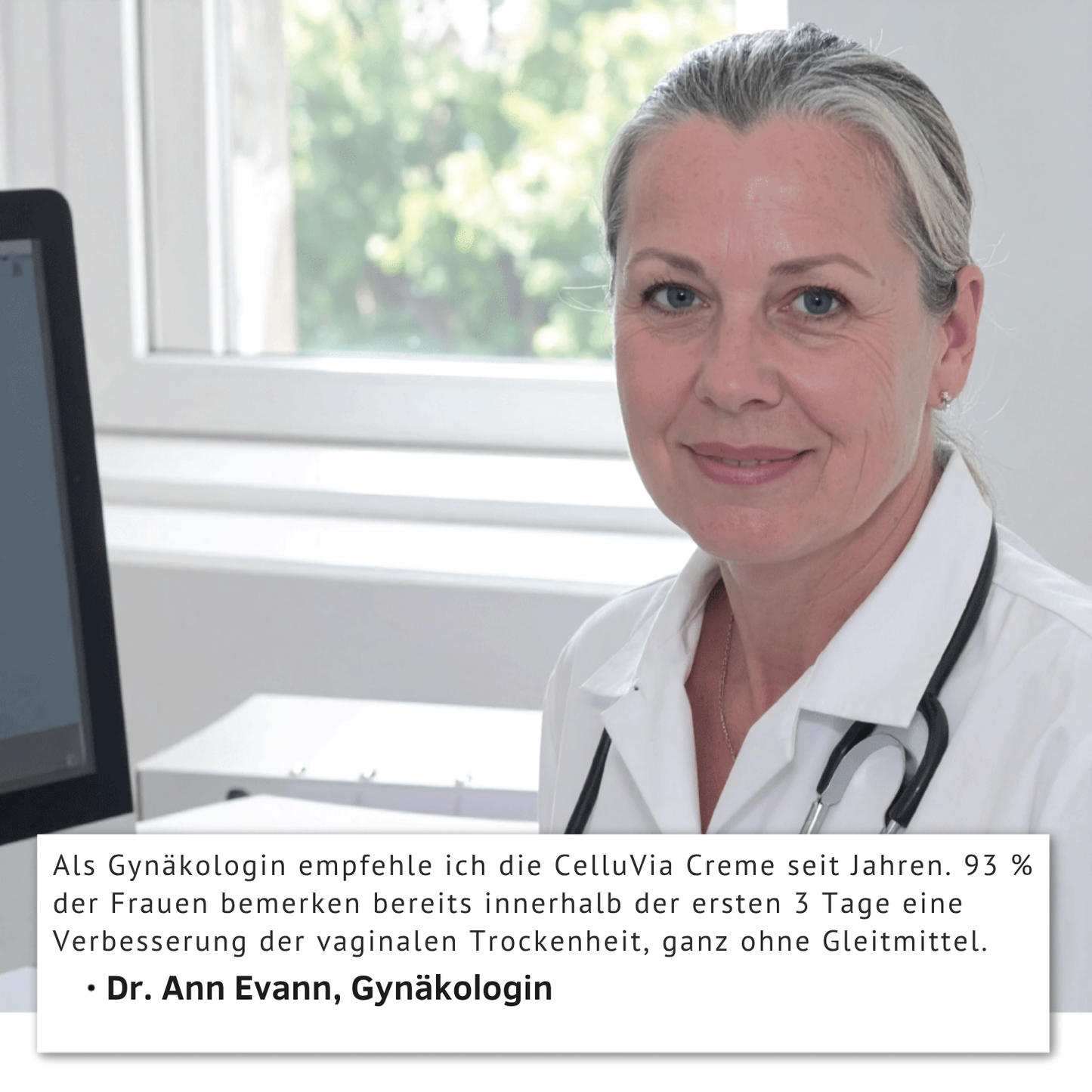 CelluVia™ | Stellt 98% der Feuchtigkeit in der Vagina