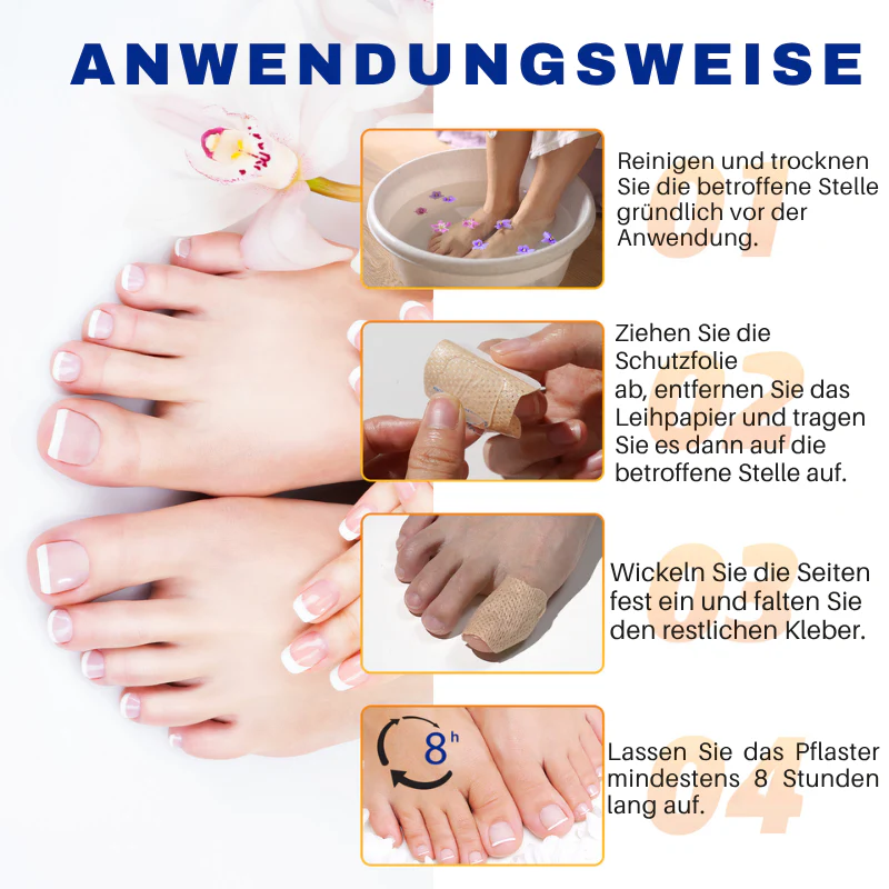 FungiPatch™ Stellen Sie gesunde Nägel ganz einfach wieder her