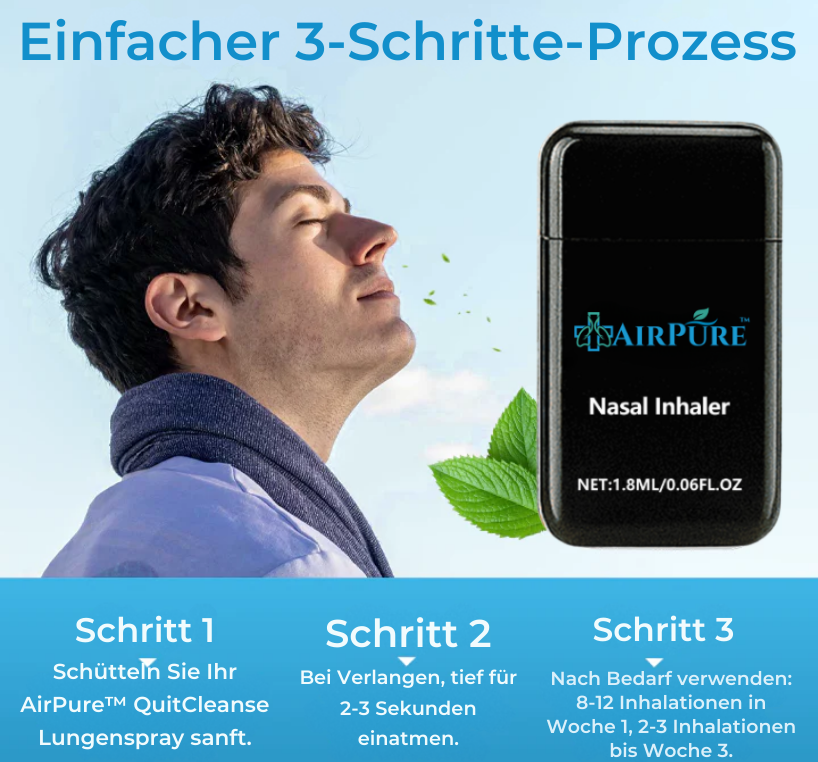 AirPure™ | Beseitige Atembeschwerden in 10 Minuten!