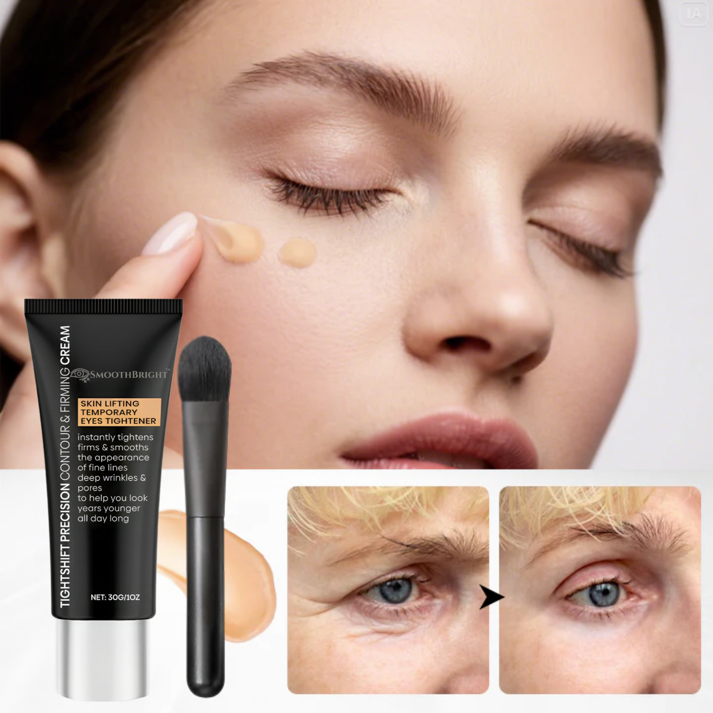 SmoothBright™ | Jugendliche Augen in 90 Sekunden!