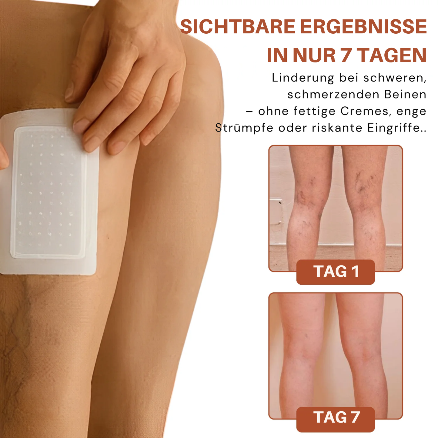 VeinTarget™ | 95 % Linderung – Sichtbare Venenveränderung