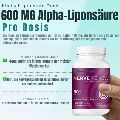 NerveBright™ | Sag Lebewohl zu brennenden, tauben Nervenschmerzen!