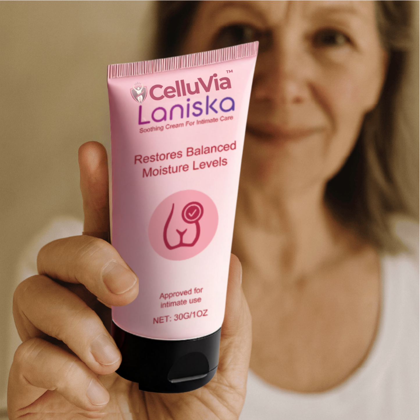CelluVia™ | Stellt 98% der Feuchtigkeit in der Vagina