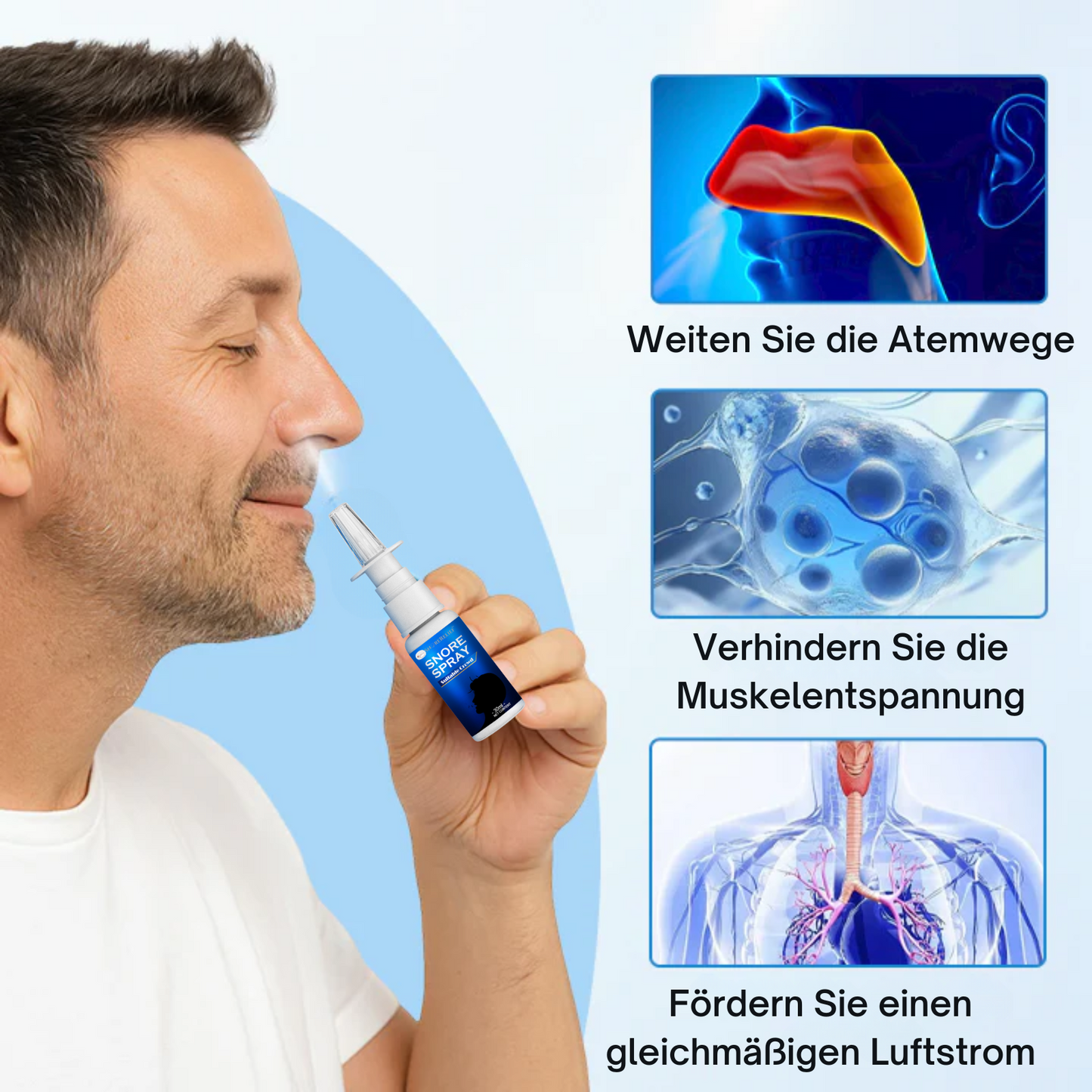 SnoreRelief™ | Schenke dir Ruhe, Wach auf Erfrischt!