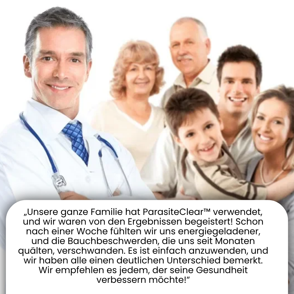 ParasiteClear™ Befreien Sie sich in nur einer Woche von Parasiten!