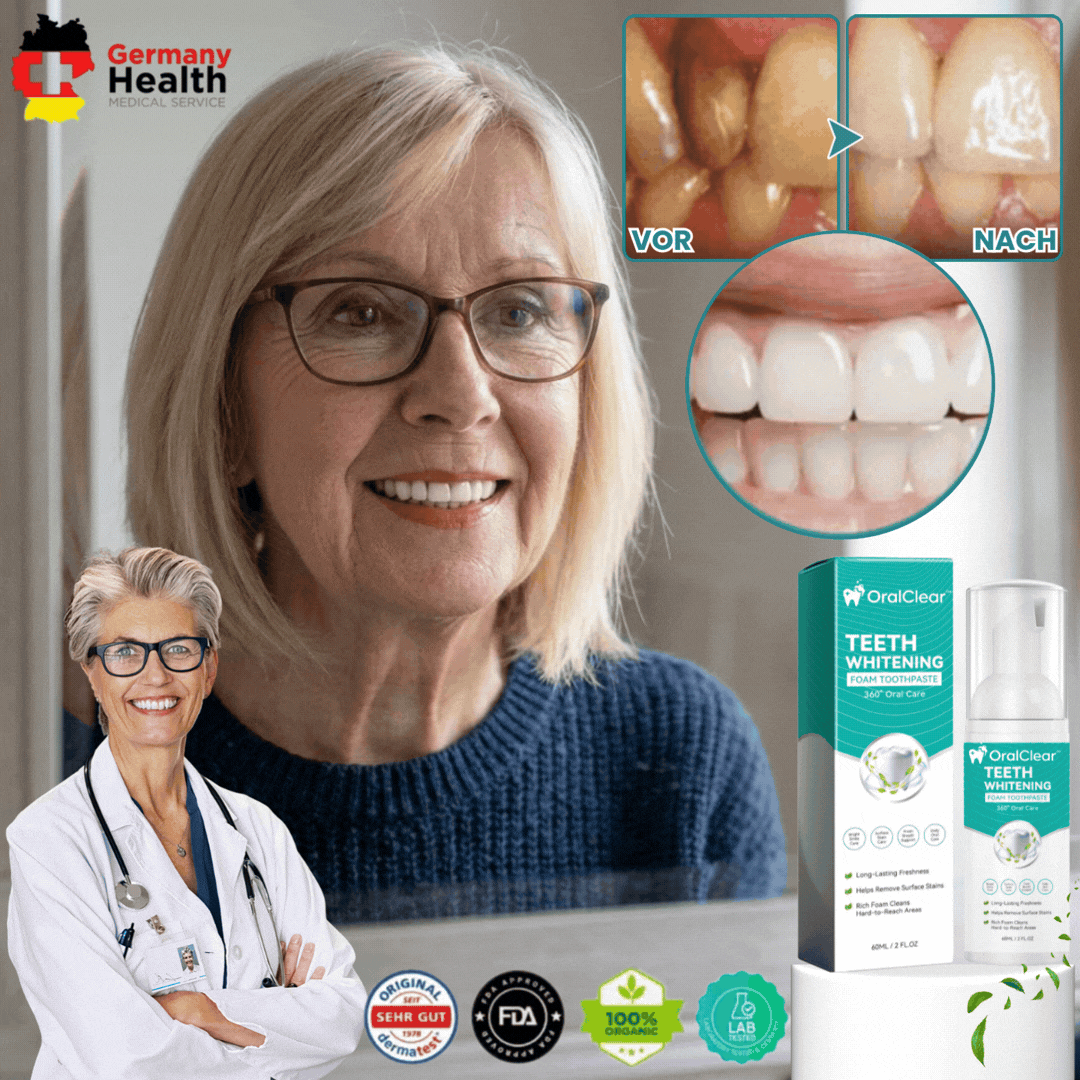 OralClear™ | Fleckenentfernender Zahnschaum