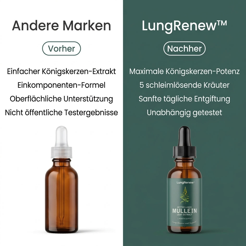 LungRenew™ | Königskerzen-Tropfen zur Unterstützung der Lunge