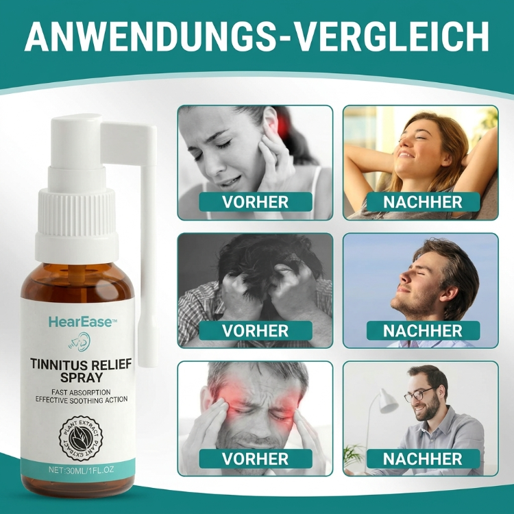HearEase™ | Tinnitus-Linderungsspray