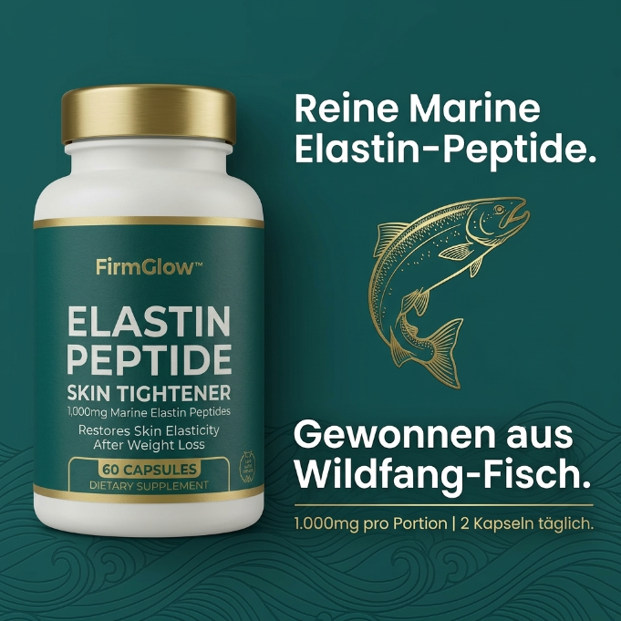 FirmGlow™ | Elastin-Peptid-Hautstraffungsformel