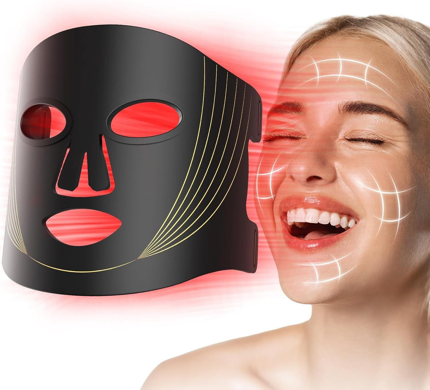 Premium Rotlicht-Therapie-Maske