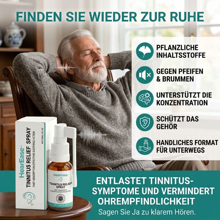 HearEase™ | Tinnitus-Linderungsspray