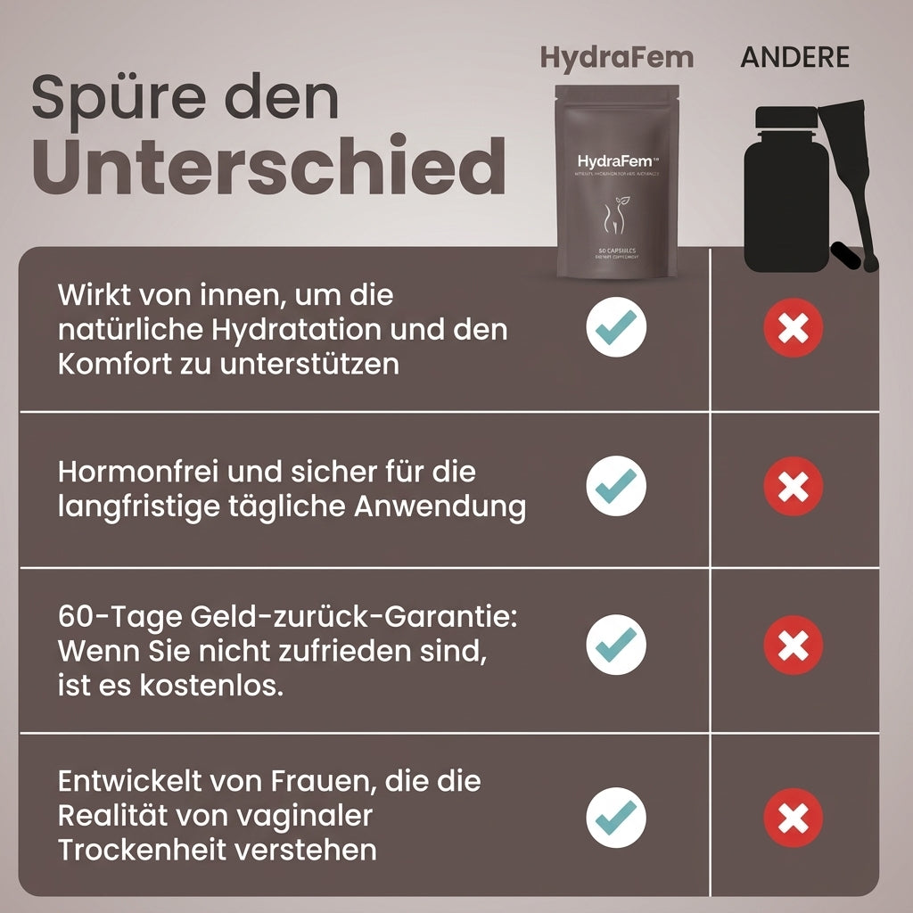 HydraFem™ | Intime Hydration für sie – auf natürliche Weise