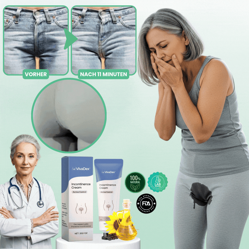 VivaDex™ | Creme gegen Harninkontinenz für Frauen