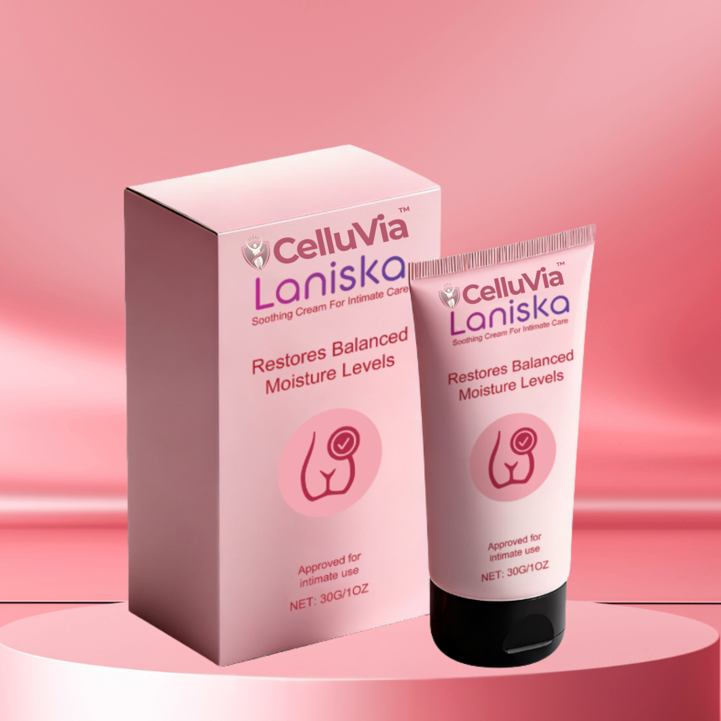 CelluVia™ | Stellt 98% der Feuchtigkeit in der Vagina